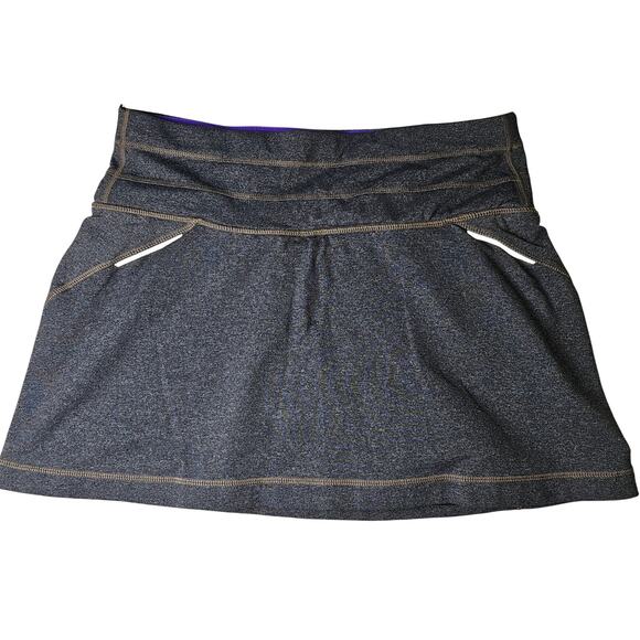 Athleta Heathered Gray Athletic Skorts Size Small - Picture 1 of 9
